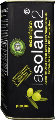Kostenloser Versand | Olivenöl David y Adrián Lasolana2 E-NOL Extra Nativ Almería Spanien Picual Eco — Biologisch Dose 50 cl