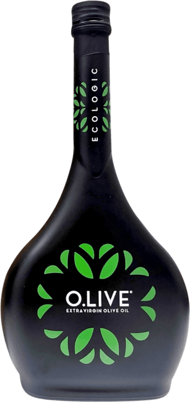 Kostenloser Versand | Olivenöl O·Live Santa María 1885 E-NOL Extra Nativ Jaén Spanien Picual Eco — Biologisch Medium-Flasche 50 cl Glas