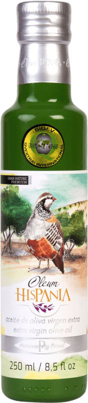 Envío gratis | Aceite de Oliva Oleum Hispania Tradicional, Premium, Nature, AOVE Virgen Extra Córdoba España Picual Botellín 25 cl Vidrio