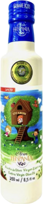 11,95 € | Оливковое масло Oleum Hispania Little Almazara Традиционный, Premium — Премиум, Nature, ЭВО Экстра Вирджин Córdoba Испания Arbequina — Арбекина Мини-бутылка 25 cl Стекло