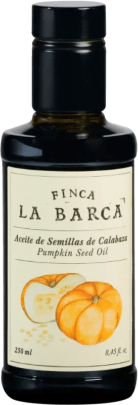 15,95 € | Vegetable Oil Norte Extremeña Finca La Barca Traditional Cáceres Spain Small Bottle 25 cl Glass Calabaza — Pumpkin
