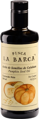 Spedizione Gratuita | Olio Vegetale Norte Extremeña Finca La Barca Tradizionale Cáceres Spagna Bottiglia Medium 50 cl Vetro Calabaza — Zucca