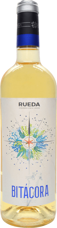 7,95 € Envío gratis | Vino Blanco Cuatro Rayas Bitácora D.O. Rueda