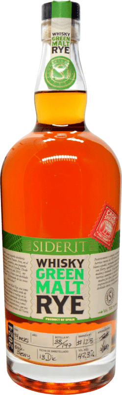 144,95 € | Whisky Blended Siderit Rye, Green — Verde España 70 cl