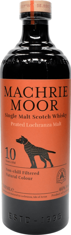 93,95 € Kostenloser Versand | Single Malt Whisky Isle Of Arran Machrie Moor Lochranza Peated — Getorft 10 Jahre