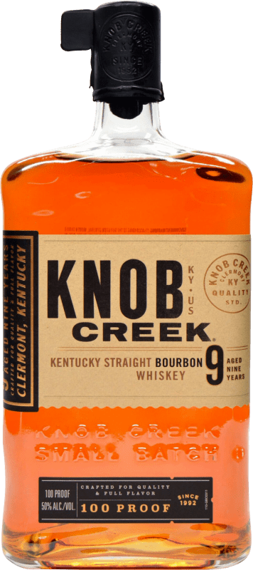 75,95 € Бесплатная доставка | Бурбон Knob Creek 100 Proof 9 Лет