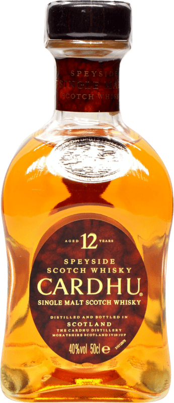 39,95 € Envoi gratuit | Whisky Single Malt Cardhu 12 Ans Bouteille Medium 50 cl