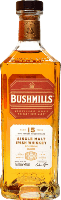 Whisky Single Malt Bushmills Bourbon Cask Finish — Afinado em Barrica 15 Anos
