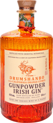 Genever Gin Drumshanbo Drumshanbo Gunpowder California 50 cl Citrus — Cítricos, Orange — Laranja