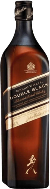 Бесплатная доставка | Купажированный виски Johnnie Walker Double Black Объединенное Королевство 1 L