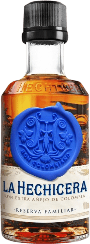 Envoi gratuit | Rhum La Hechicera Réserve Familiale Colombie Mini-Bouteille 5 cl