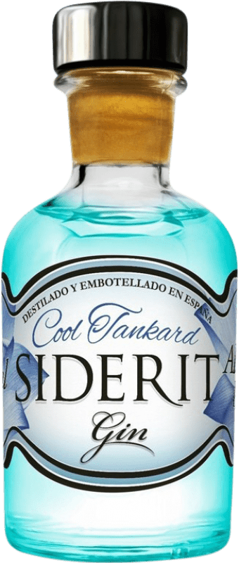 8,95 € Envío gratis | Ginebra Gin Siderit Cooltankard Botellín Miniatura 5 cl