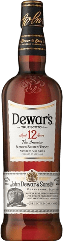 44,95 € | Whisky Blend Dewar's Royaume-Uni 12 Ans 1 L