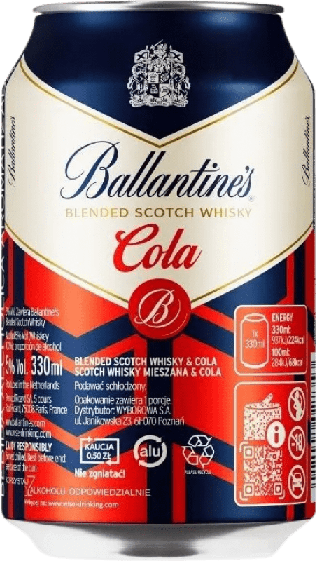4,95 € Kostenloser Versand | Mixer Ballantine's Dose 33 cl Cola, Whisky