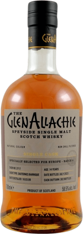 205,95 € Free Shipping | Single Malt Whisky Glenallachie Sauternes Single Cask