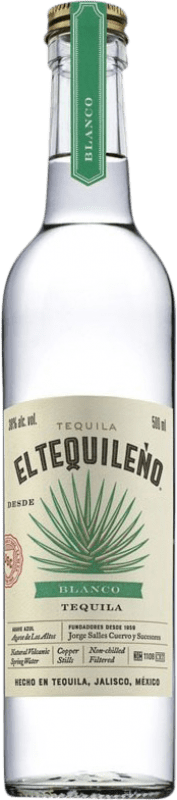 38,95 € Spedizione Gratuita | Tequila El Tequileño Blanco — Bianco Bottiglia Medium 50 cl
