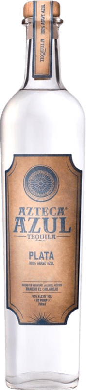 Envío gratis | Tequila Azteca Azul Edición Plata, Blanco Jalisco México 70 cl