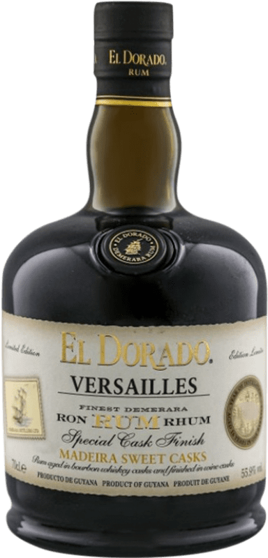 225,95 € Envoi gratuit | Rhum Demerara El Dorado Versailles Madeira Cask Finish — Finition en Fût Sweet — Doux