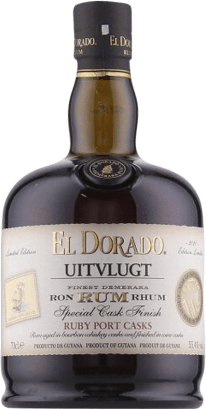 225,95 € Free Shipping | Rum Demerara El Dorado Uitvlugt Ruby Port Cask Finish, Special