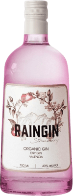 Genièvre Gin DHV Premium Raingin 70 cl Strawberry — Fraise