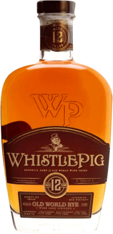 147,95 € | Bourbon Whisky WhistlePig. World Rye Vereinigte Staaten 12 Jahre 70 cl