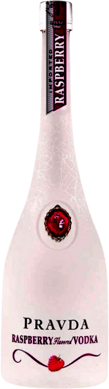 22,95 € | Vodka Pravda Polonia 70 cl Raspberry — Frambuesa