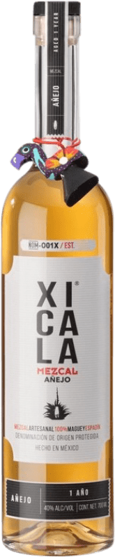 Envío gratis | Mezcal Tlacolula Xicala Añejo Oaxaca México 70 cl