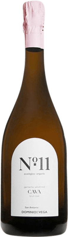 11,95 € | Vin Mousseux Blanc Dominio de la Vega Nº 11 Brut Rosé D.O. Cava Catalogne Espagne Garnacha — Grenache, Pinot Noir 75 cl