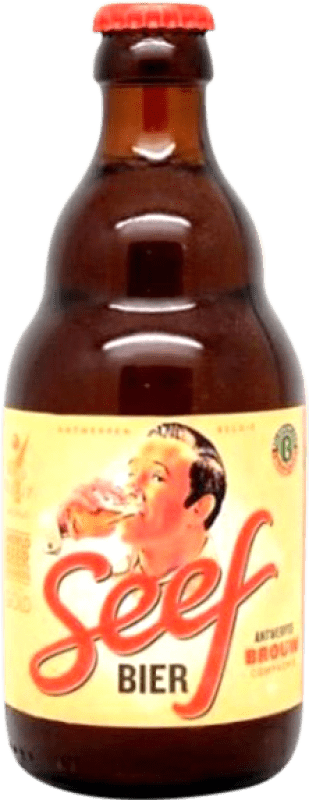 4,95 € Spedizione Gratuita | Birra Antwerpse Brouw. Seefbier Bottiglietta Terzo 33 cl