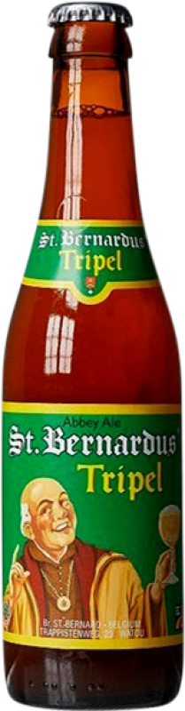免费送货 | 啤酒 Saint Bernardus Sixtus Triple Malt — 三重麦芽 Flandes 比利时 三分之一升瓶 33 cl