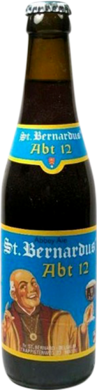 Envio grátis | Cerveja Saint Bernardus Abt Sixtus 10º Flandes Bélgica Garrafinha Terço 33 cl