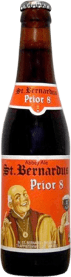 Spedizione Gratuita | Birra Saint Bernardus Prior Sixtus 8º Flandes Belgio Bottiglietta Terzo 33 cl