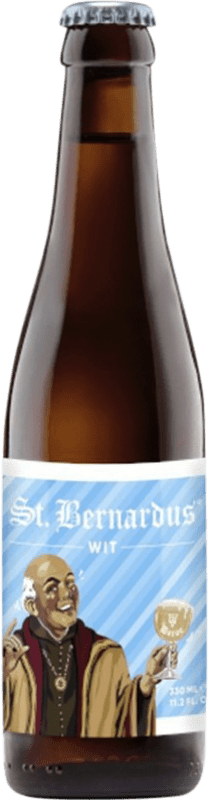 送料無料 | ビール Saint Bernardus Witbier Flandes ベルギー 1/3ボトル 33 cl
