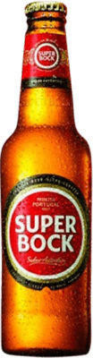 送料無料 | ビール Super Bock ポルト ポルトガル 1/3ボトル 33 cl