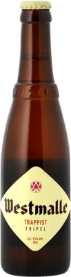 免费送货 | 啤酒 Trappisten Van Westmalle Triple Malt — 三重麦芽 Flandes 比利时 三分之一升瓶 33 cl