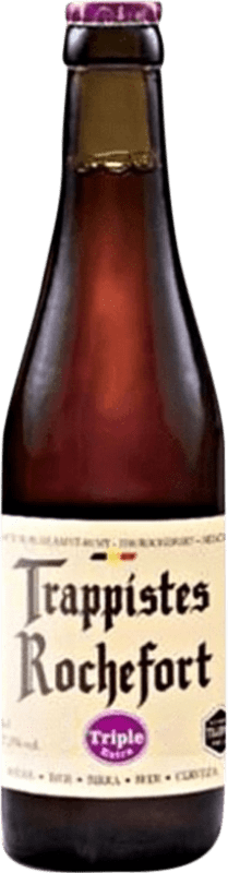 Бесплатная доставка | Пиво Rochefort Extra — Экстра, Triple Malt — Тройной солод Valonia Бельгия Бутылка на треть 33 cl