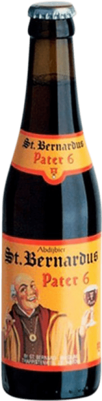 Spedizione Gratuita | Birra Saint Bernardus Pater Sixtus 6º Flandes Belgio Bottiglietta Terzo 33 cl