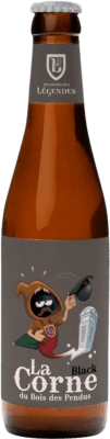 Free Shipping | Beer Ebly La Corne Black Dark Ale Valonia Belgium Third-Liter Bottle 33 cl