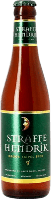 Envoi gratuit | Bière Halve Maan Straffe Hendrik Tripel Malt — Triple Malt Brujas Belgique Bouteille Tiers 33 cl