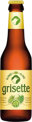 Spedizione Gratuita | Birra Saint Feuillien Grisette Blonde — Bionda Valonia Belgio Bio — Ecologico Bottiglietta 25 cl Senza Glutine
