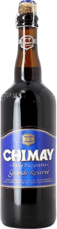 Kostenloser Versand | Bier Chimay Azul — Blau Valonia Belgien 75 cl