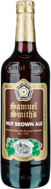Бесплатная доставка | Пиво Samuel Smith Nut Brown Ale — Янтарное Yorkshire Объединенное Королевство Бутылка на треть 35 cl