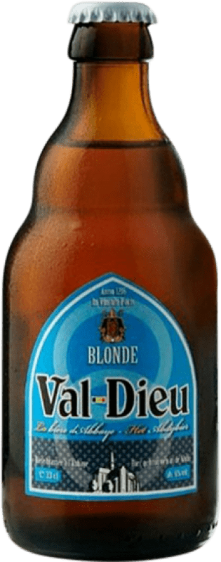送料無料 | ビール L'Abbaye du Val-Dieu Blonde — ブロンド Valonia ベルギー 1/3ボトル 33 cl
