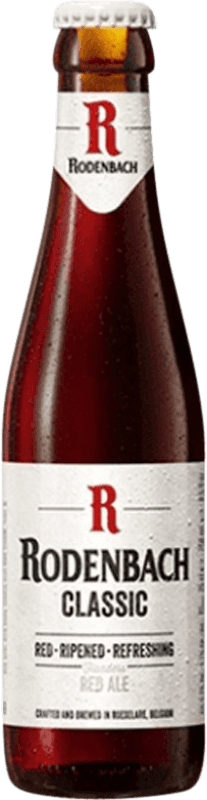 Kostenloser Versand | Bier Rodenbach Klassisch Flandes Belgien Kleine Flasche 25 cl