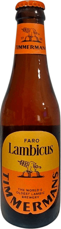 Kostenloser Versand | Bier Timmermans Faro Lambic Brabante Belgien Drittelliterflasche 33 cl