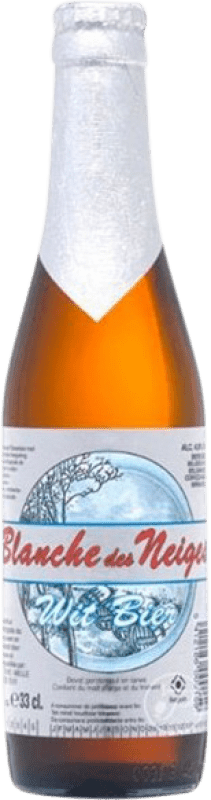 Free Shipping | Beer Huyghe Blanche des Neiges Blanche — White Flandes Belgium Third-Liter Bottle 33 cl