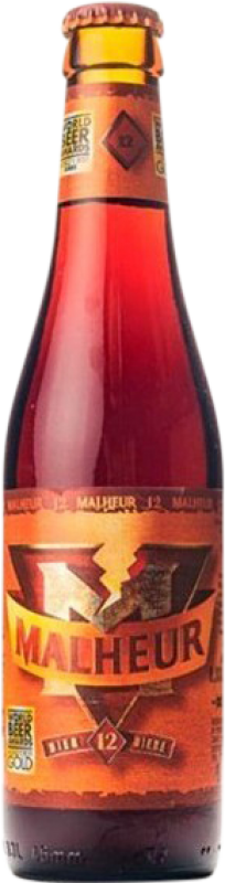 Envío gratis | Cerveza Landtsheer Malheur 12º Flandes Bélgica Botellín Tercio 33 cl