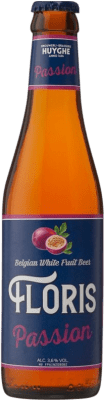 Spedizione Gratuita | Birra Huyghe Floris Flandes Belgio Bottiglietta Terzo 33 cl Passion Fruit — Frutto della Passione