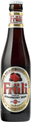 Free Shipping | Beer Huyghe Fruli Flandes Belgium Third-Liter Bottle 33 cl Strawberry