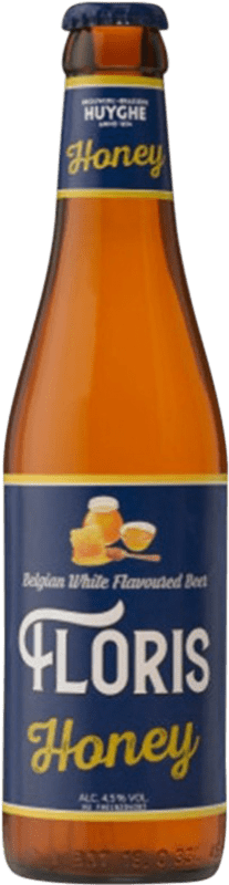 Бесплатная доставка | Пиво Huyghe Floris Flandes Бельгия Бутылка на треть 33 cl Honey — Мёд